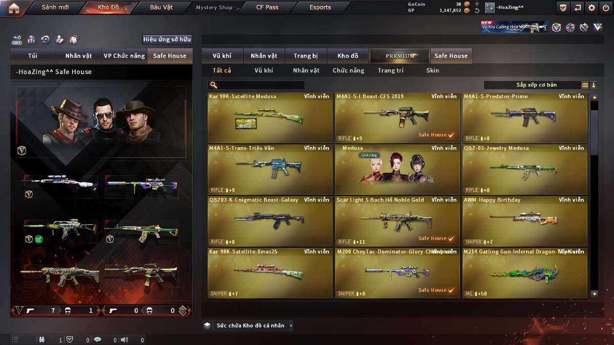 shop acc cf uy tin gia re